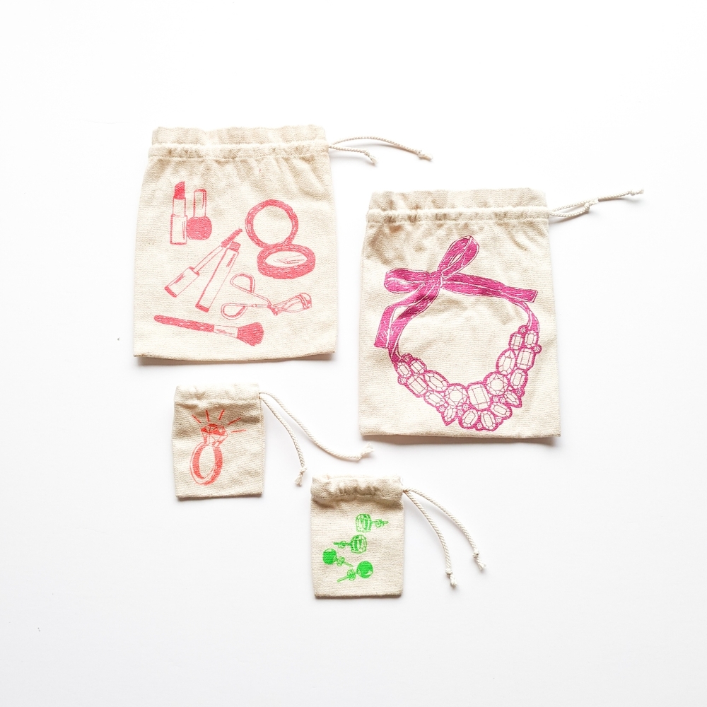 SET Jewelry & Makeup Bags / Pouches